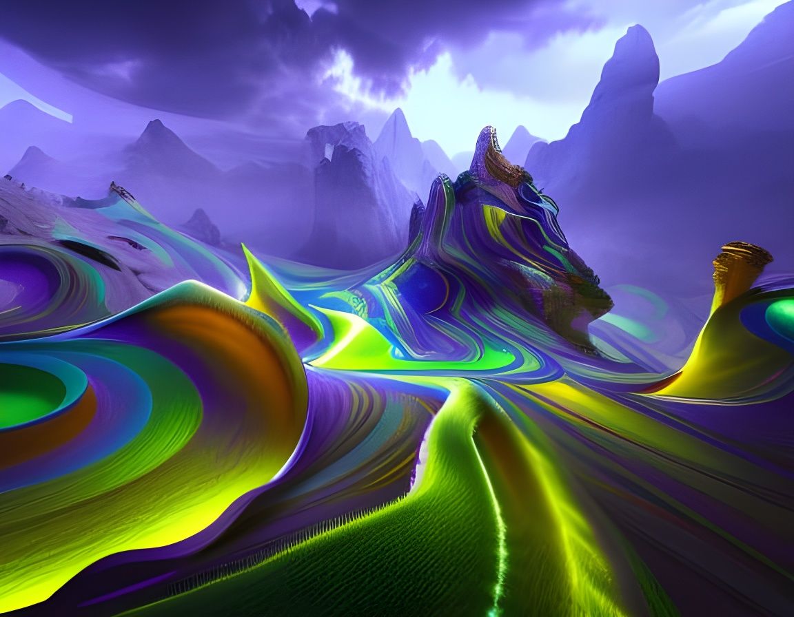 Spiral Mountain 8k resolution concept art dynamic lighting hyperdetailed intricately detailed Splash art triadic colors ...