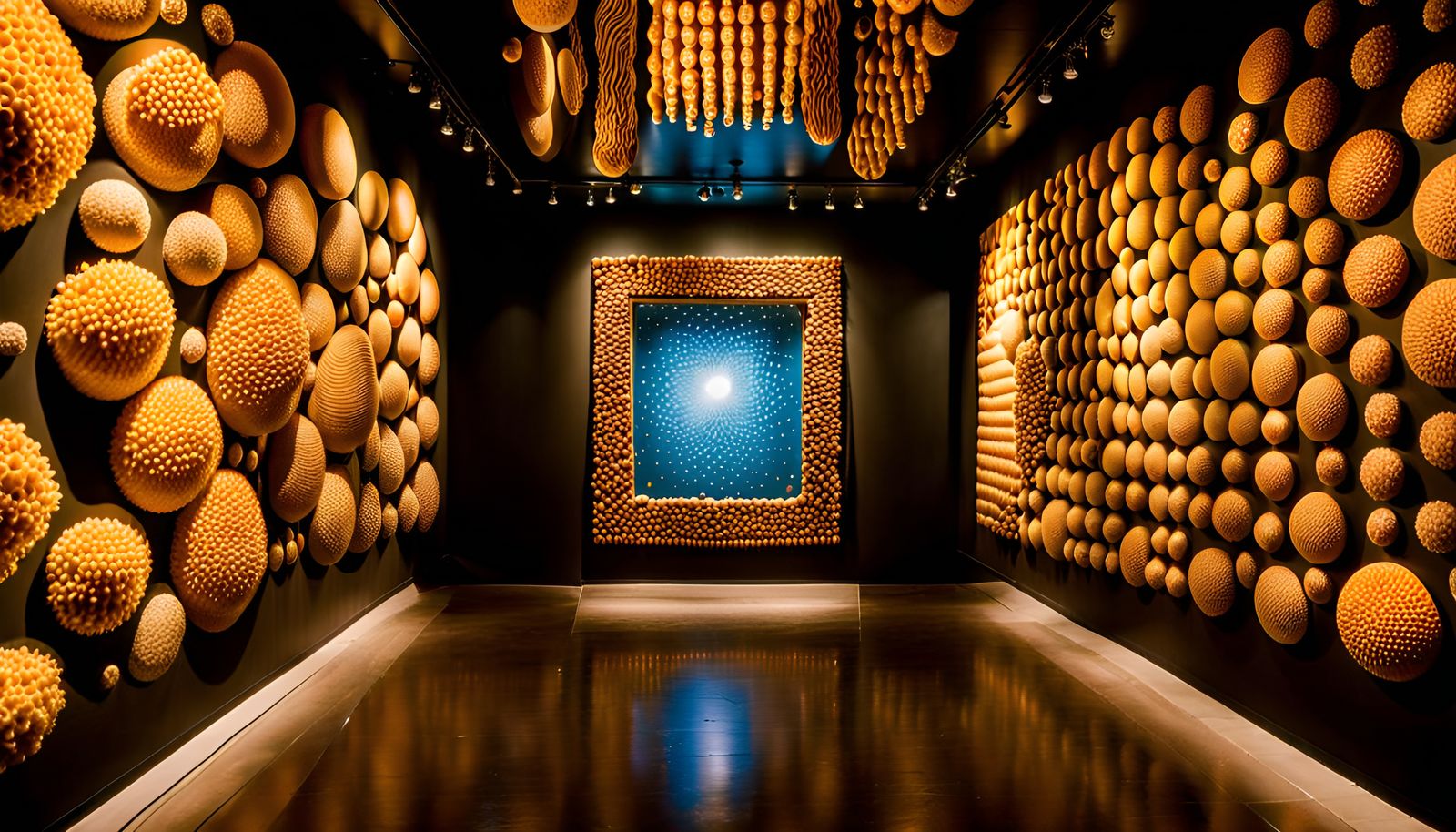 "Avant Garde Honeycomb" art installation.