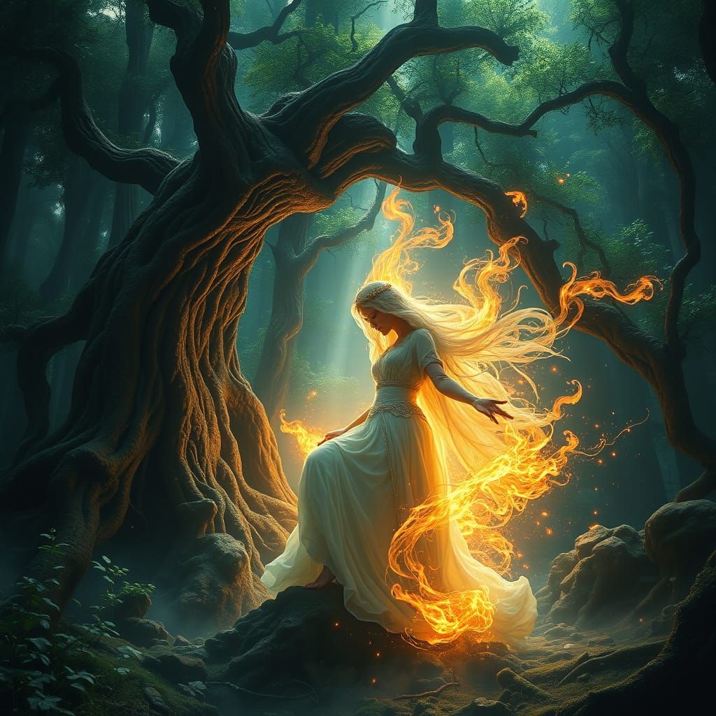 Ethereal Forest Goddess Awakens New Era