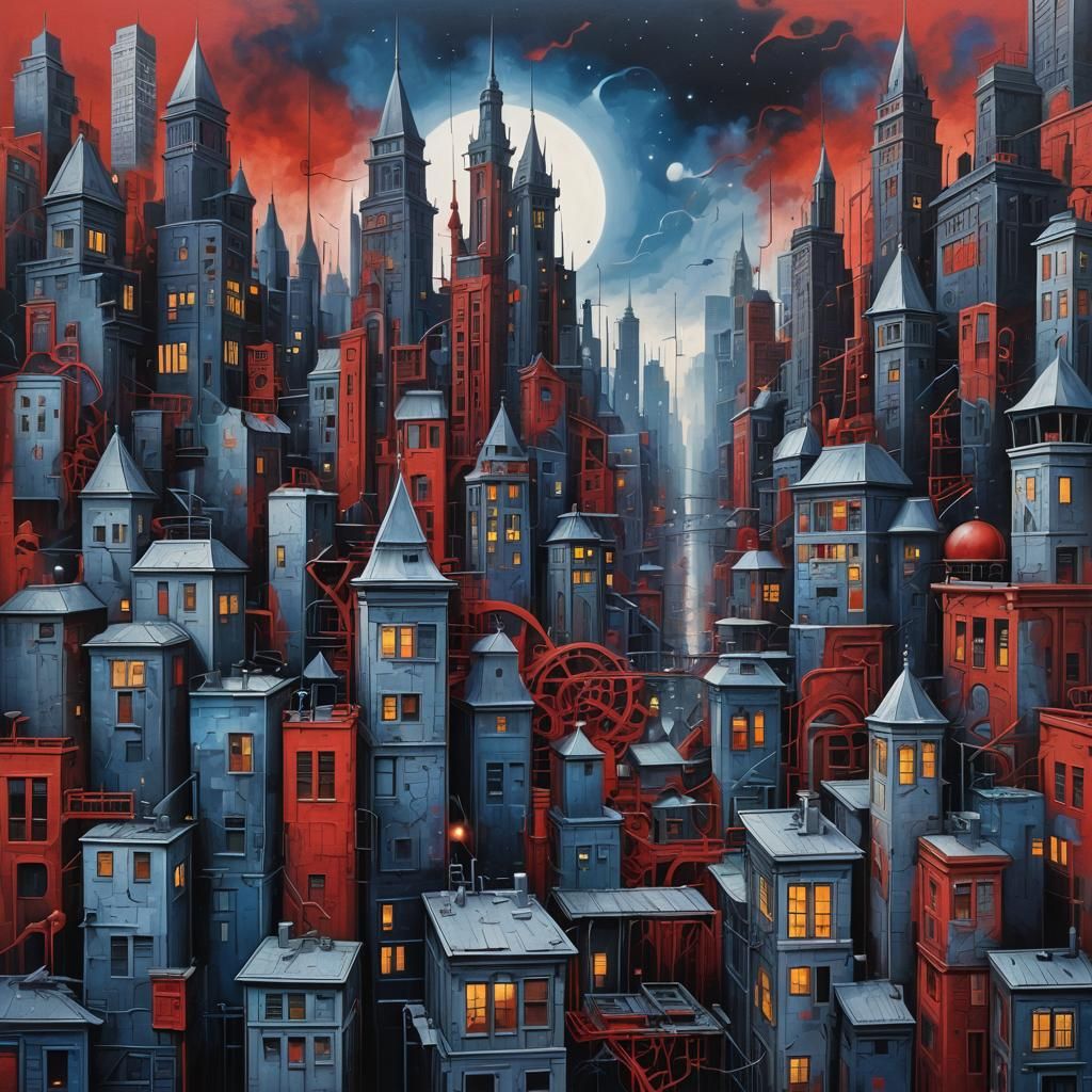 Ethereal Graffiti: Urban Mural Meets Celestial Themes