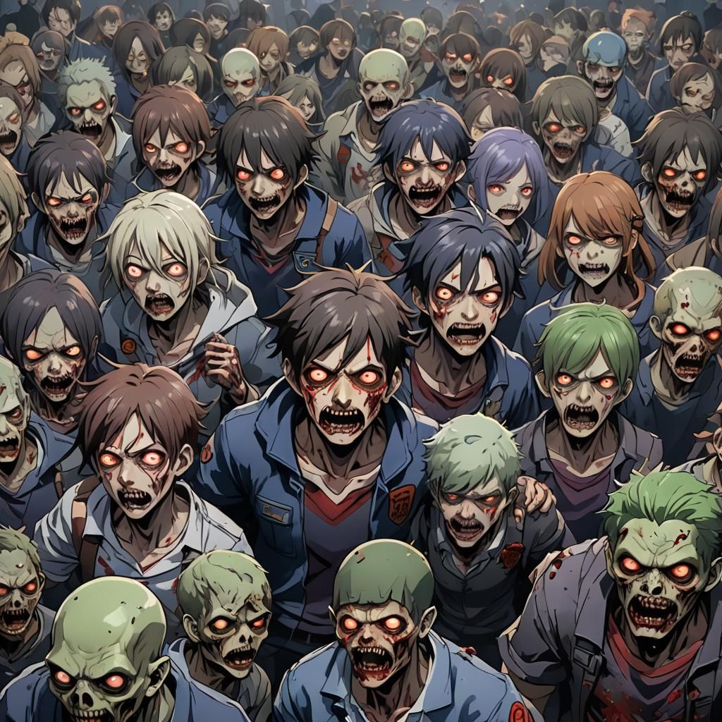 My Hero Academia Zombies in Detailed 3D Anime Art