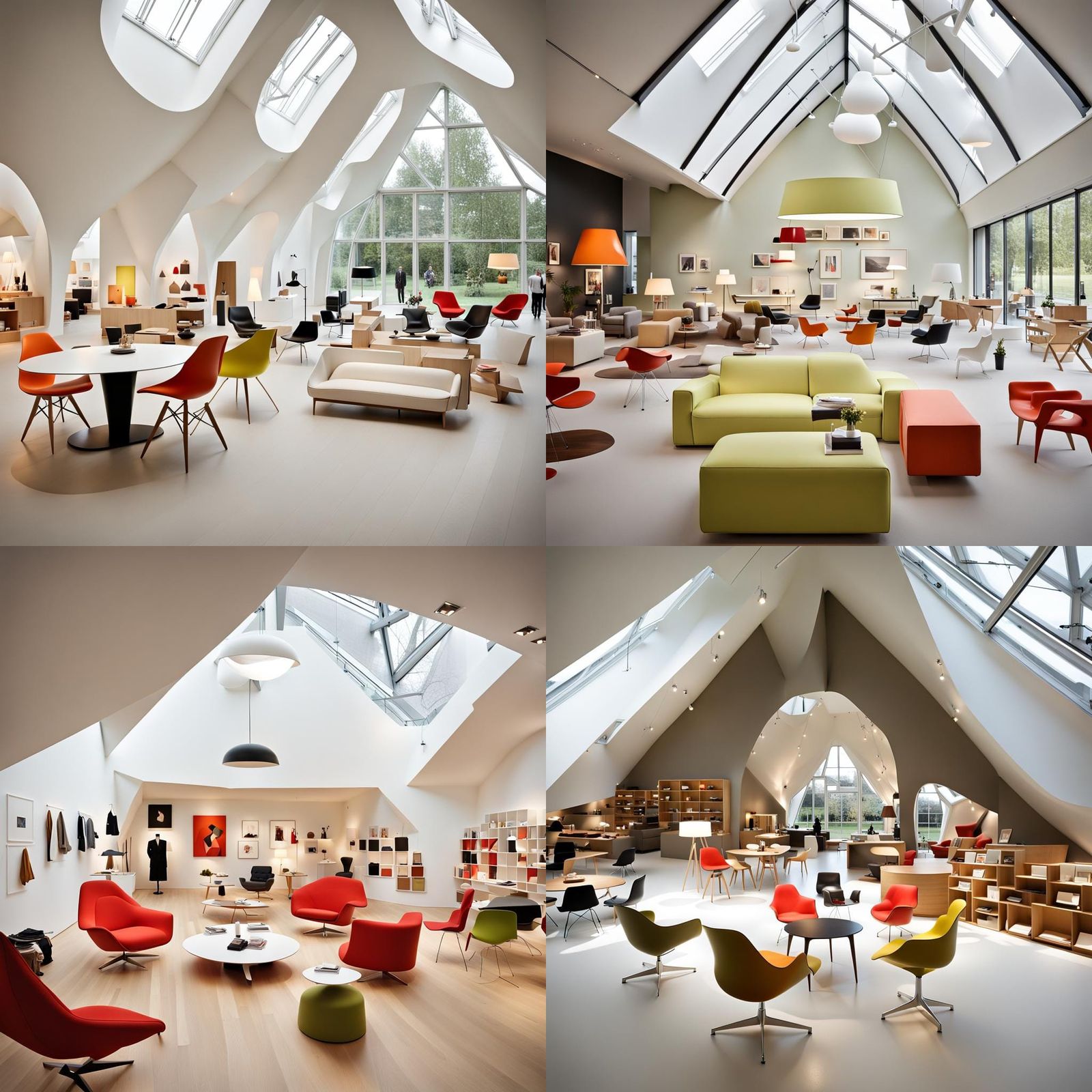 Luxury Furniture Showroom with Architectural Design