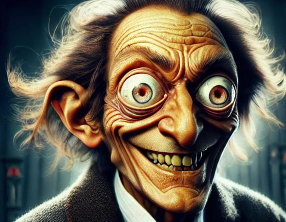 Marty Feldman has the biggest eyes