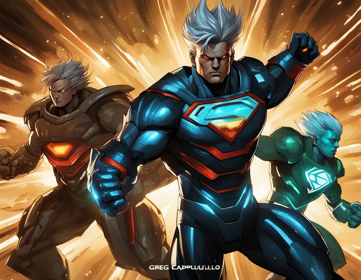 Powerful Kryptonian Hybrid Warrior in Sci-Fi Fantasy