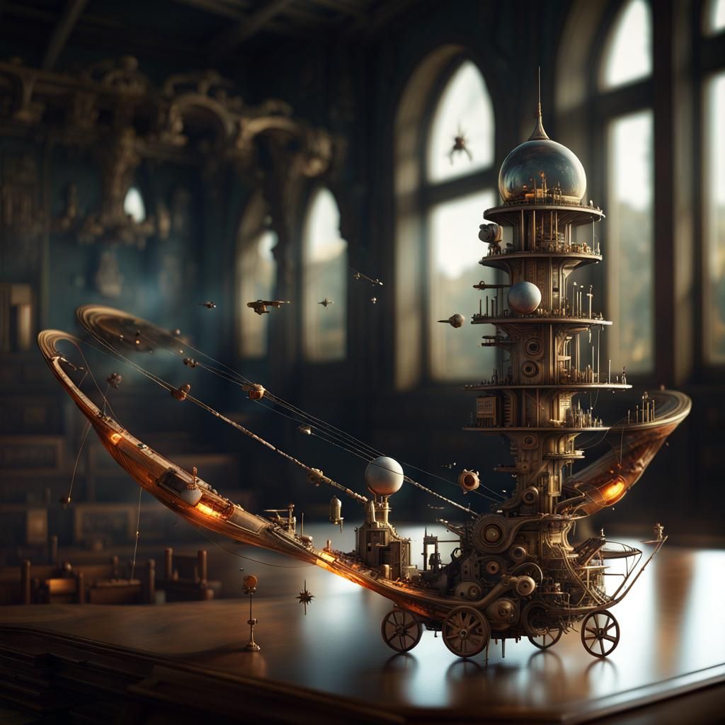 Surreal Spaceships in Ethereal Magical Realism