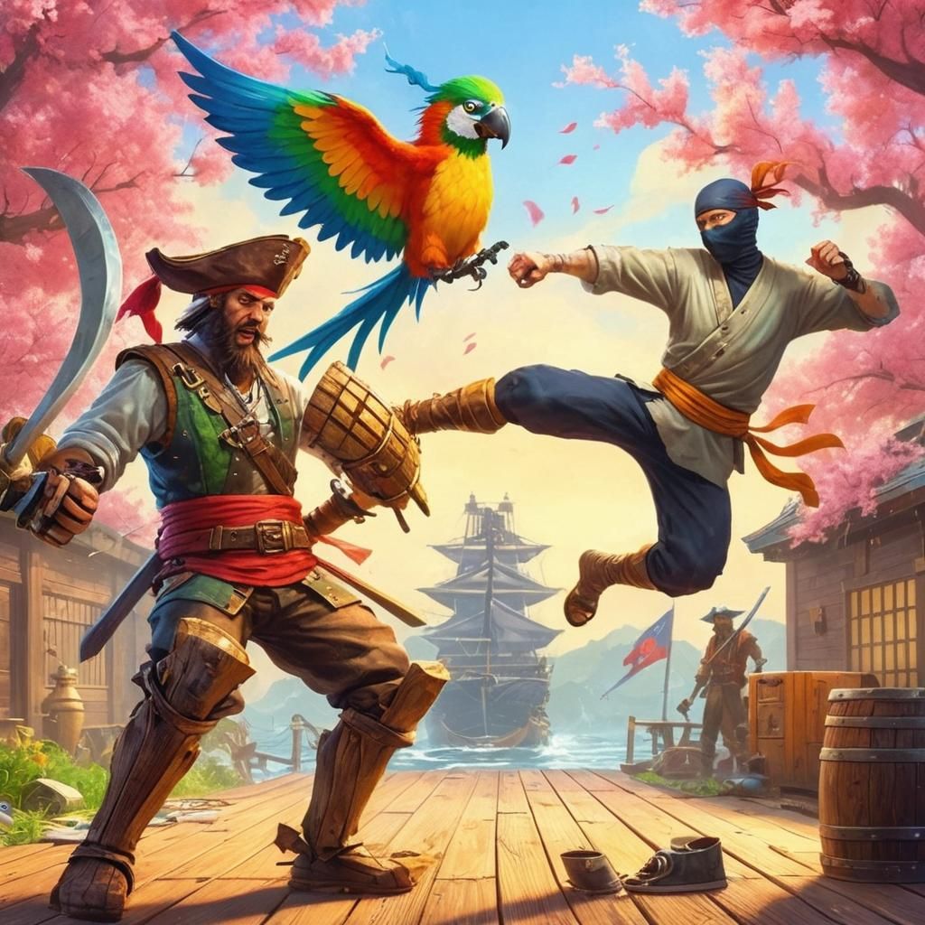 Pirate v Ninja