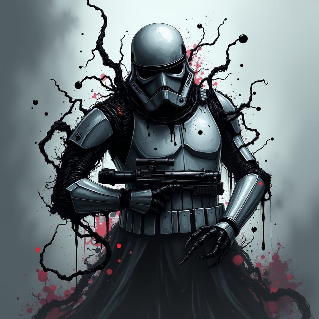 An epic stormtrooper <lora:Twisted Ink v2:1.0>