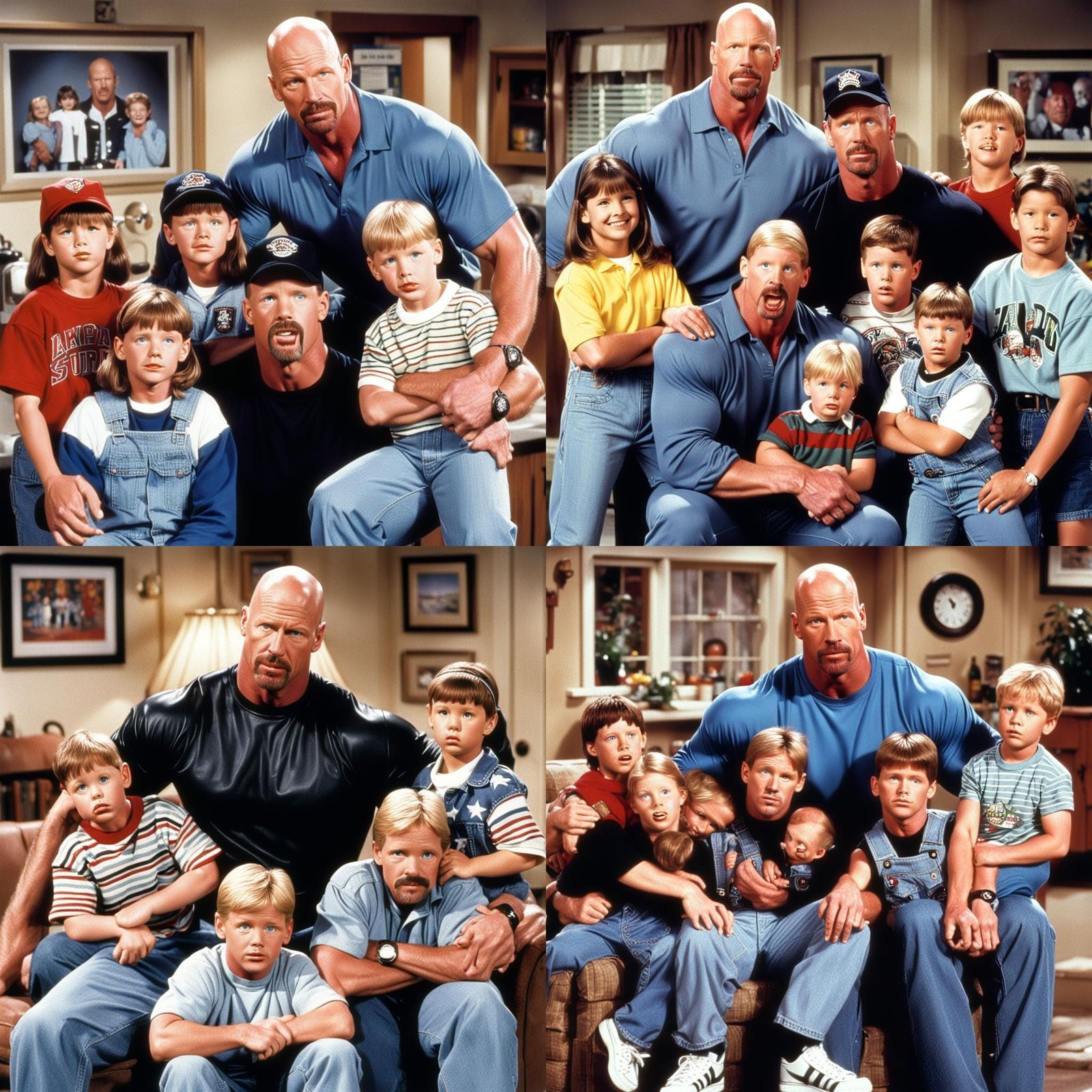 Stone Cold Steve Austin: 90s Sitcom Dad