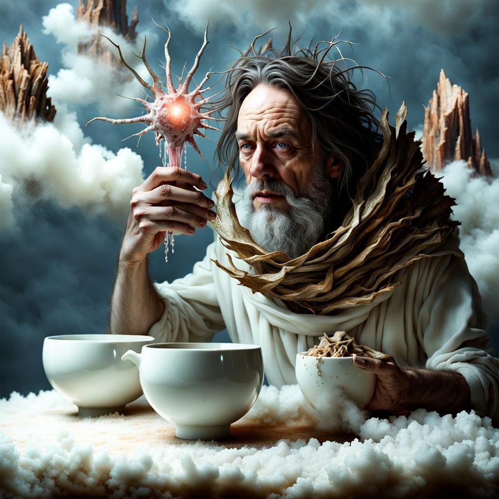 Surreal Biological Art in Magical Realism Style