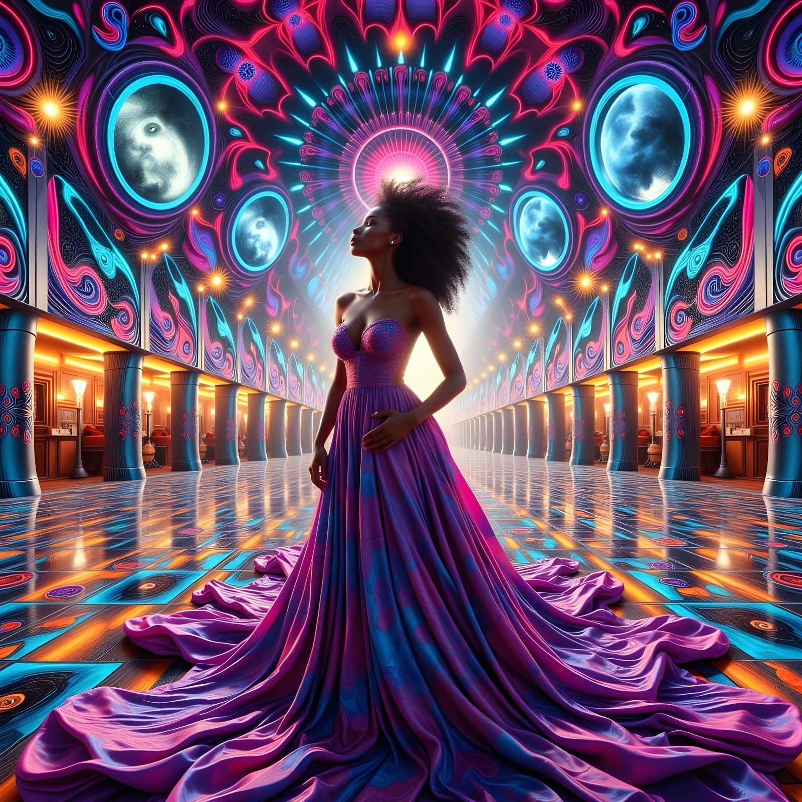 Fractured Beauty in Futuristic Formal Wear