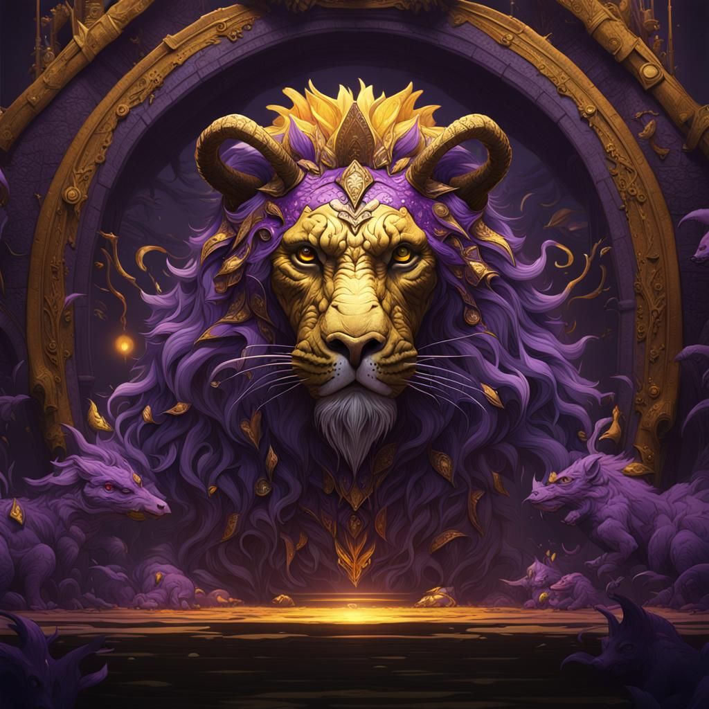 Hyperdetailed Animal in Dark Fantasy Style