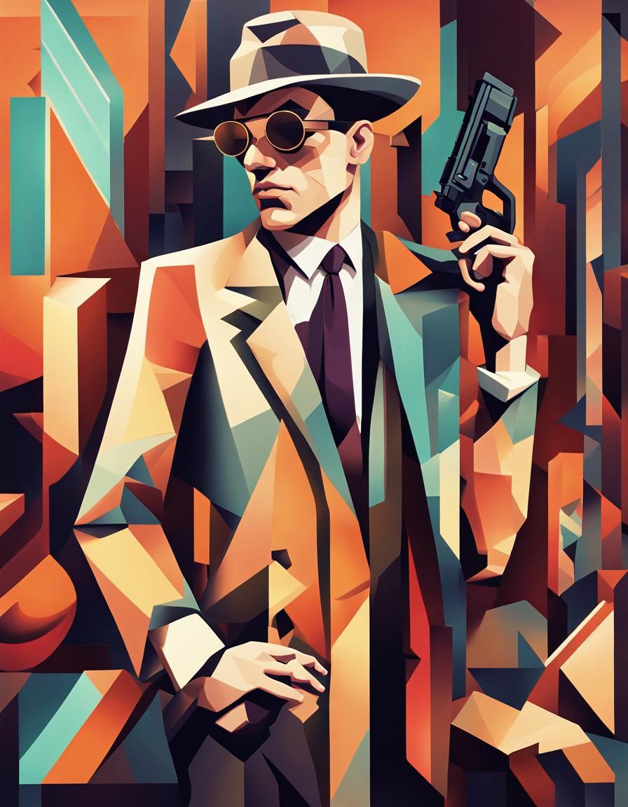 Cubist Bitcoin Detective in Miami