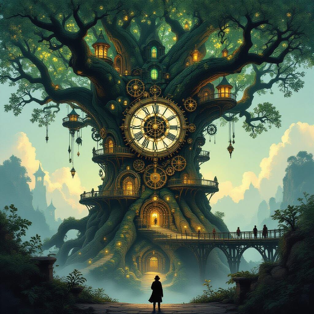 Clockwork City in Ancient Tree Metropolis