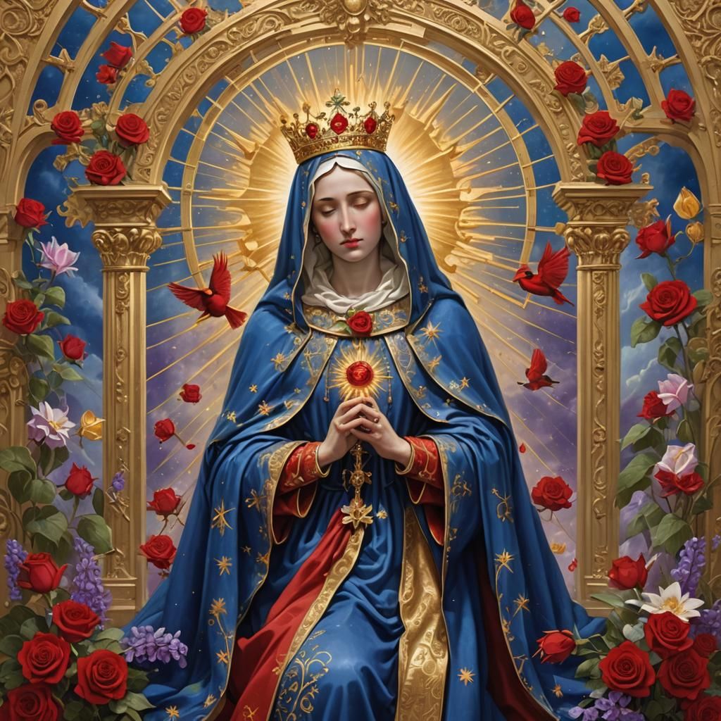 Our Lady of Sorrows at Heaven's Golden Gates