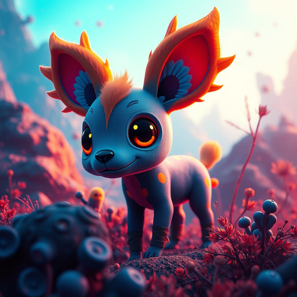 Pocoyo Cani in Dreamlike Fantasy Artscape