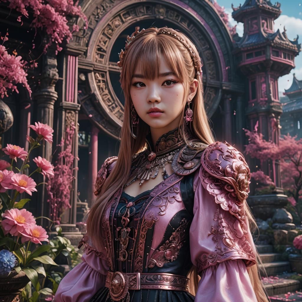 Lalisa from BLACKPINK: Detailed Matte Painting