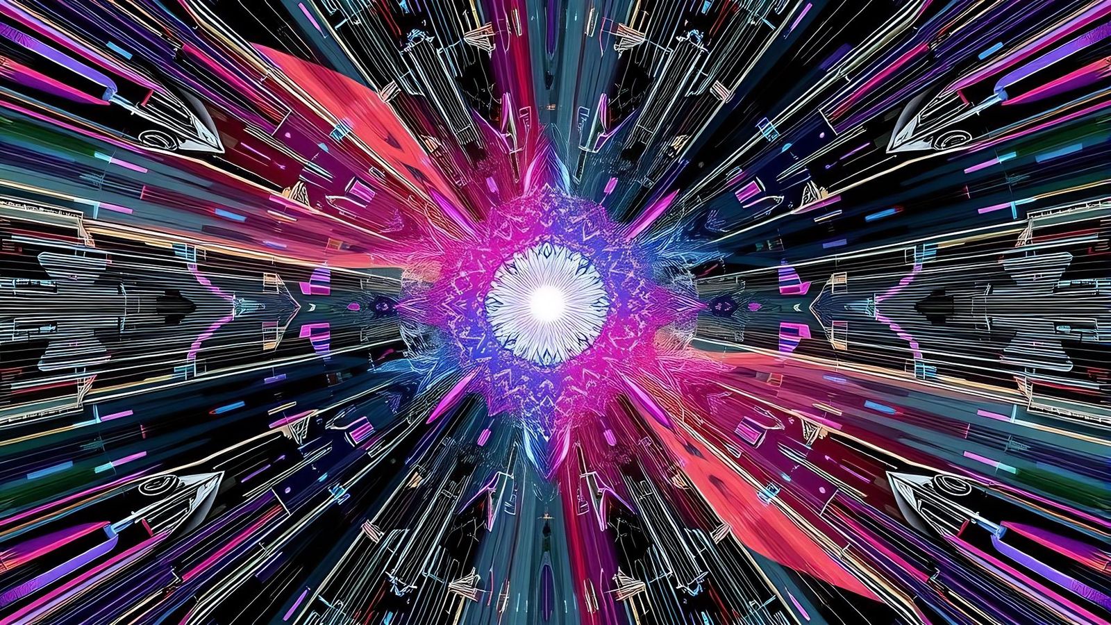 Glitch Evolving Pattern Visualization Dreamspread