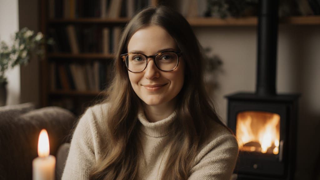 Soulful Portrait of a Finnish Nurturer in Cozy Snug