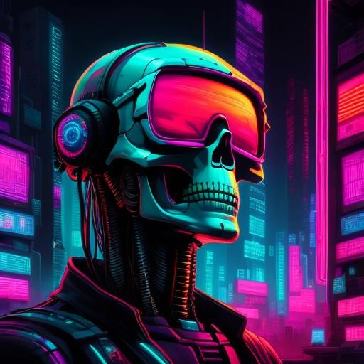 Miami Cyberpunk Beach