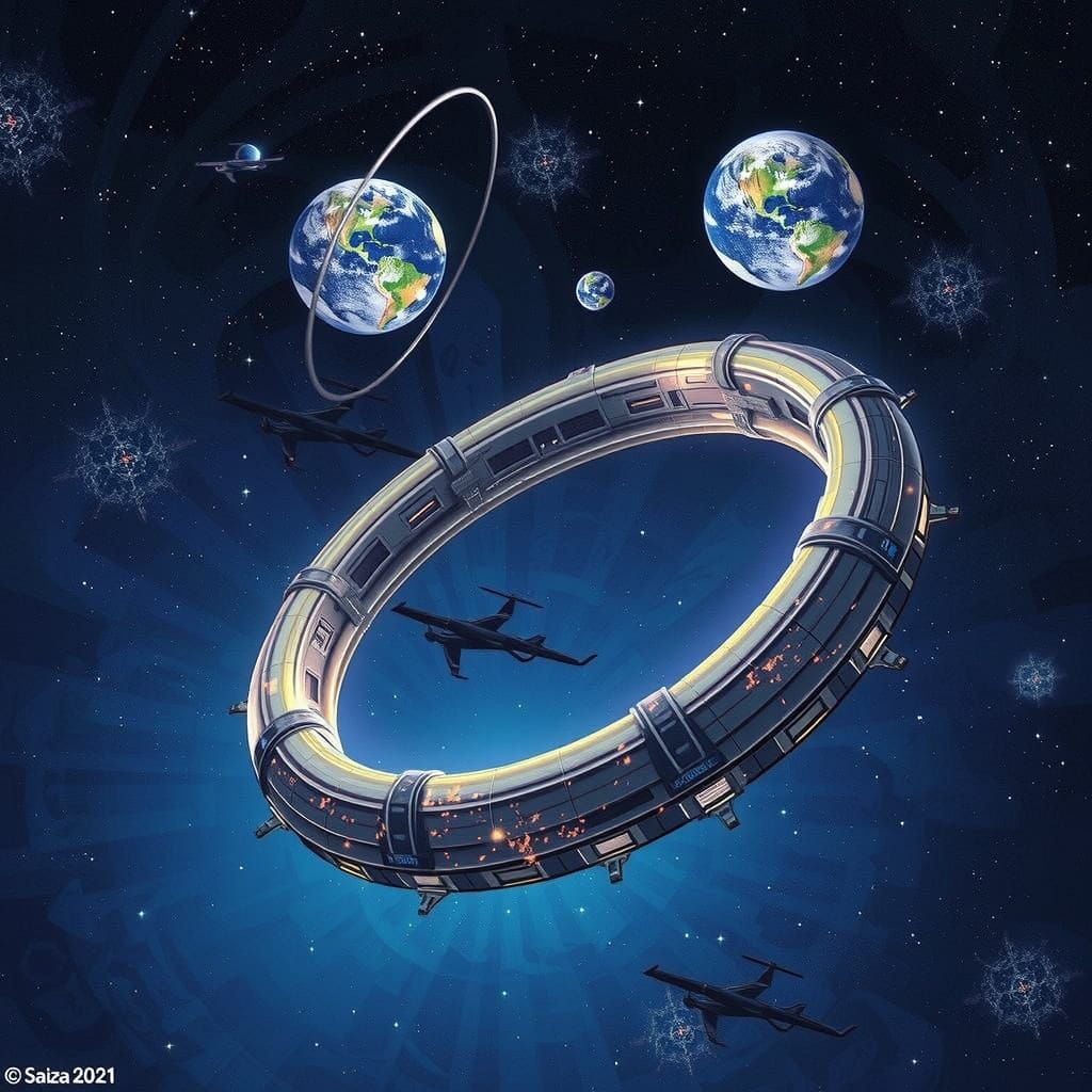 AI Generated Ring World Visualization