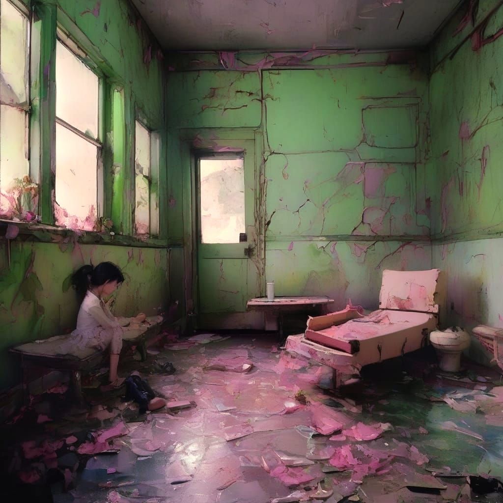 Surreal Dreamcore Metro Interior with Fantasy Creatures