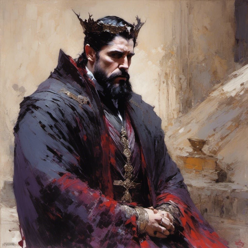 AI Realization of 'APOLOGIES' in Dark Style