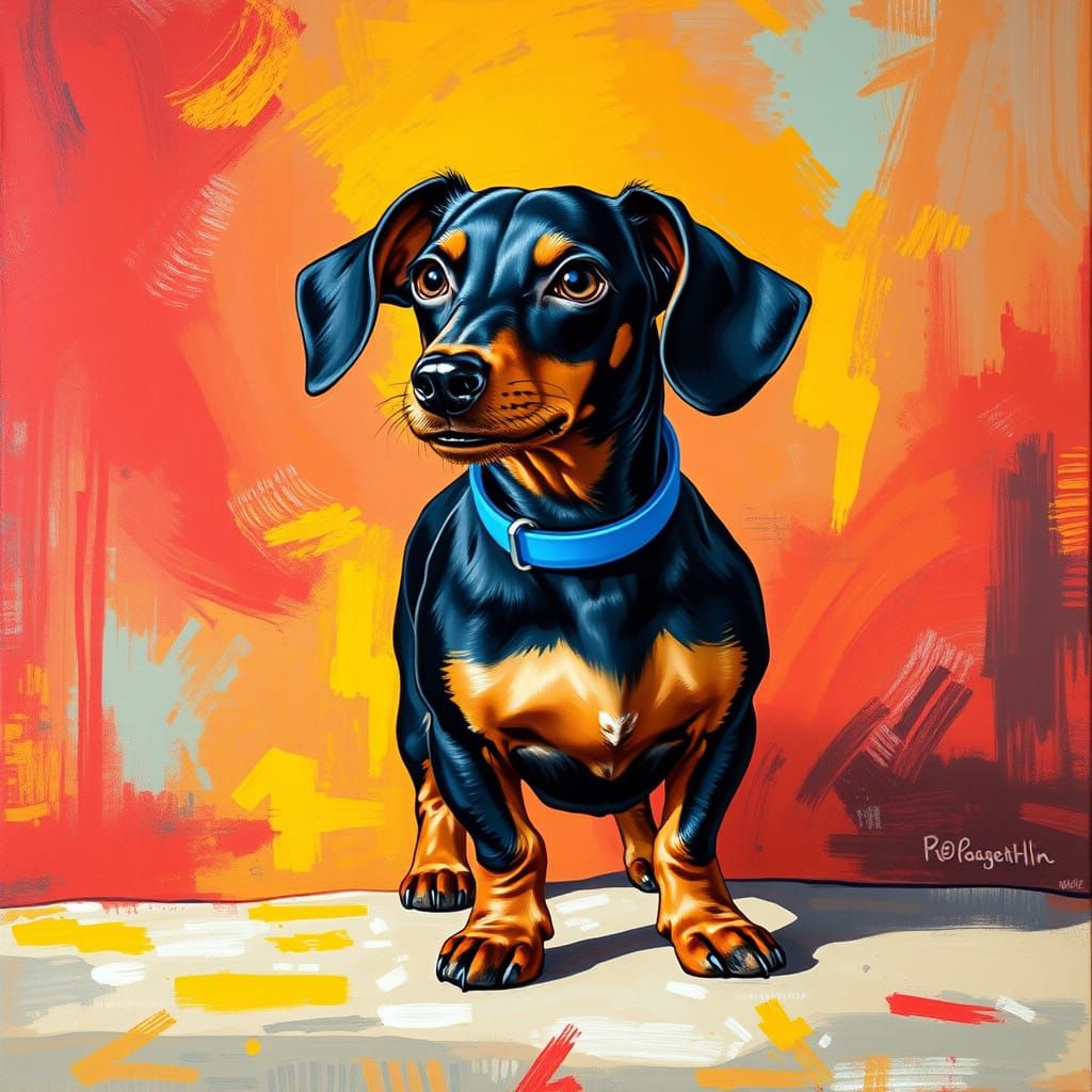 Captain Hotdog, my Dachshund