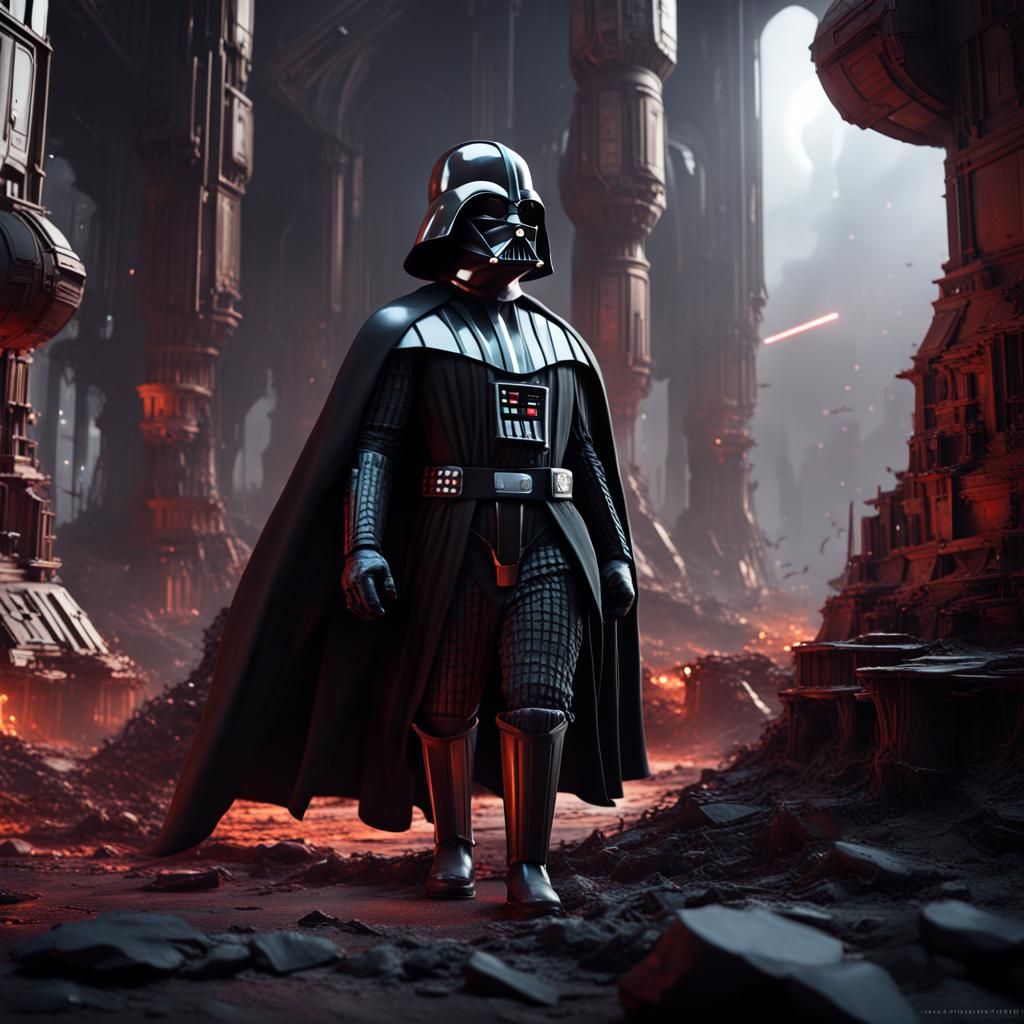 Darth Vader Detailed Matte Painting