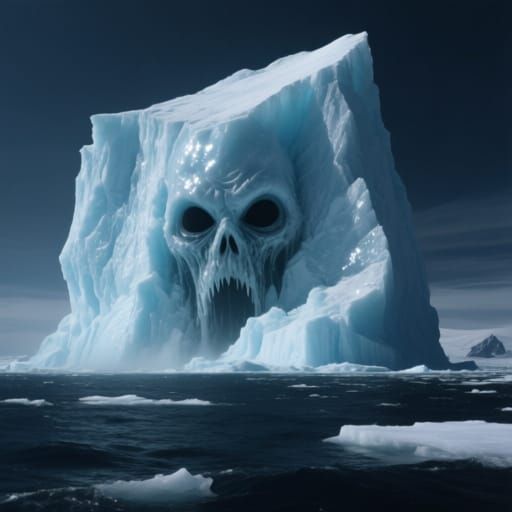 Sentient Iceberg Emerges from Icy Waters
