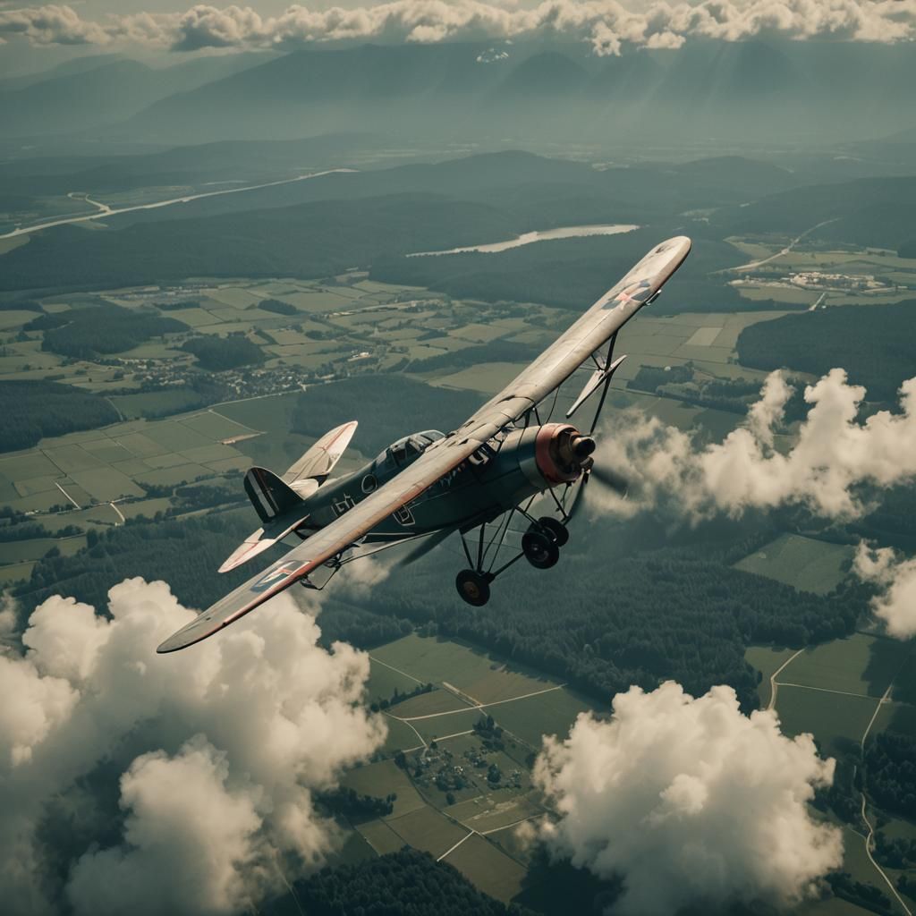 Fokker D. XXI: Cinematic Film Still