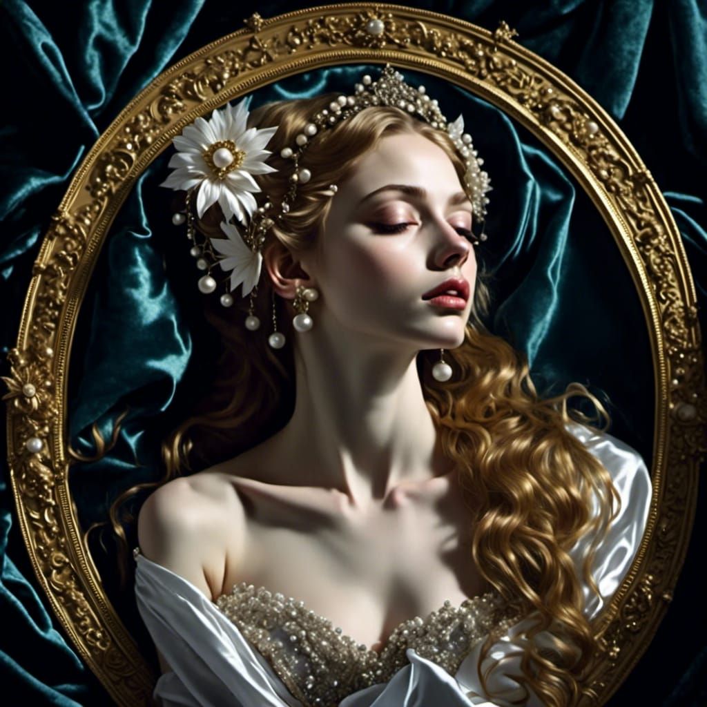 Cosmic Renaissance: Sensual Realism Inspired by Botticelli