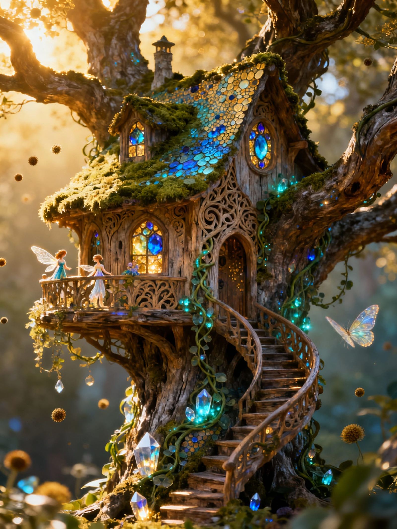 Faerie Sunrise at Home