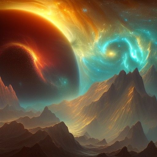 Galactic Eye: Floating Civilizations in Space