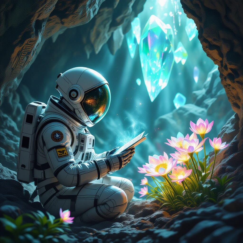 Ancient Astronaut Cataloging Alien Flora