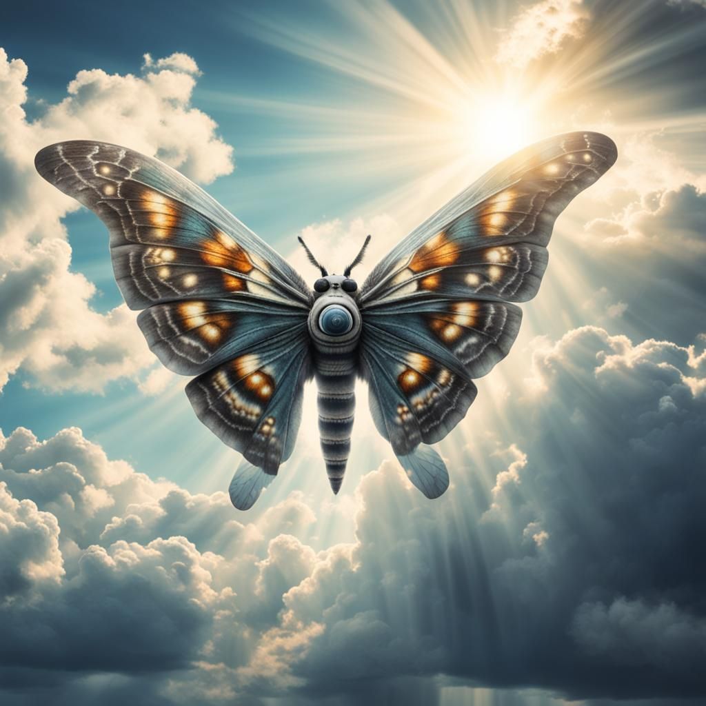 Mothra: Gigantic Moth in Divine Light