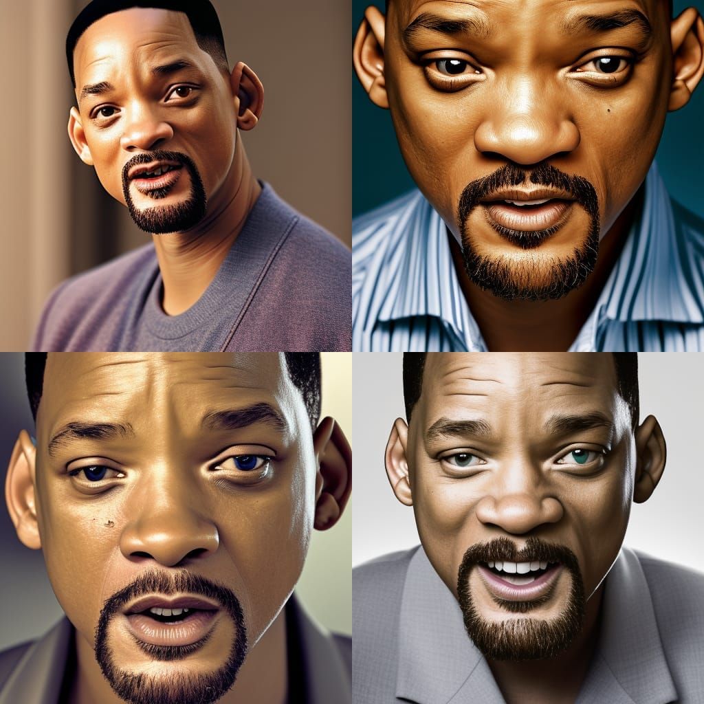 Will Smith Close-Up Professional Portrait