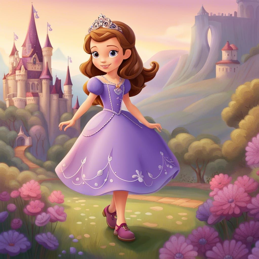 Sofia the First in a Fairy Tale Realm