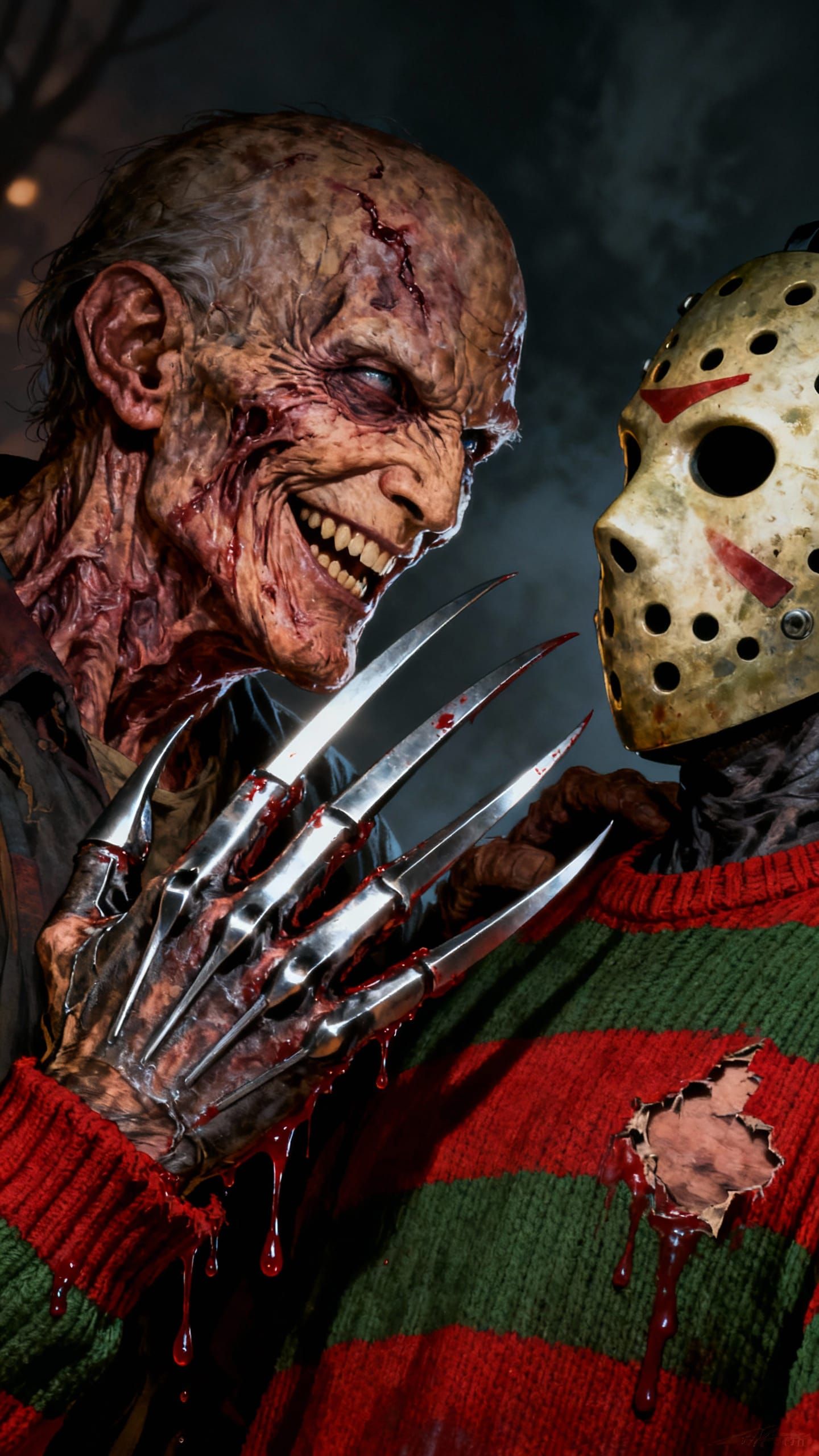 Freddy Krueger vs. Jason Voorhees: Hyper-Realistic Battle