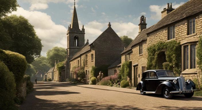 Cotswold village of Kembleford, Father Brown