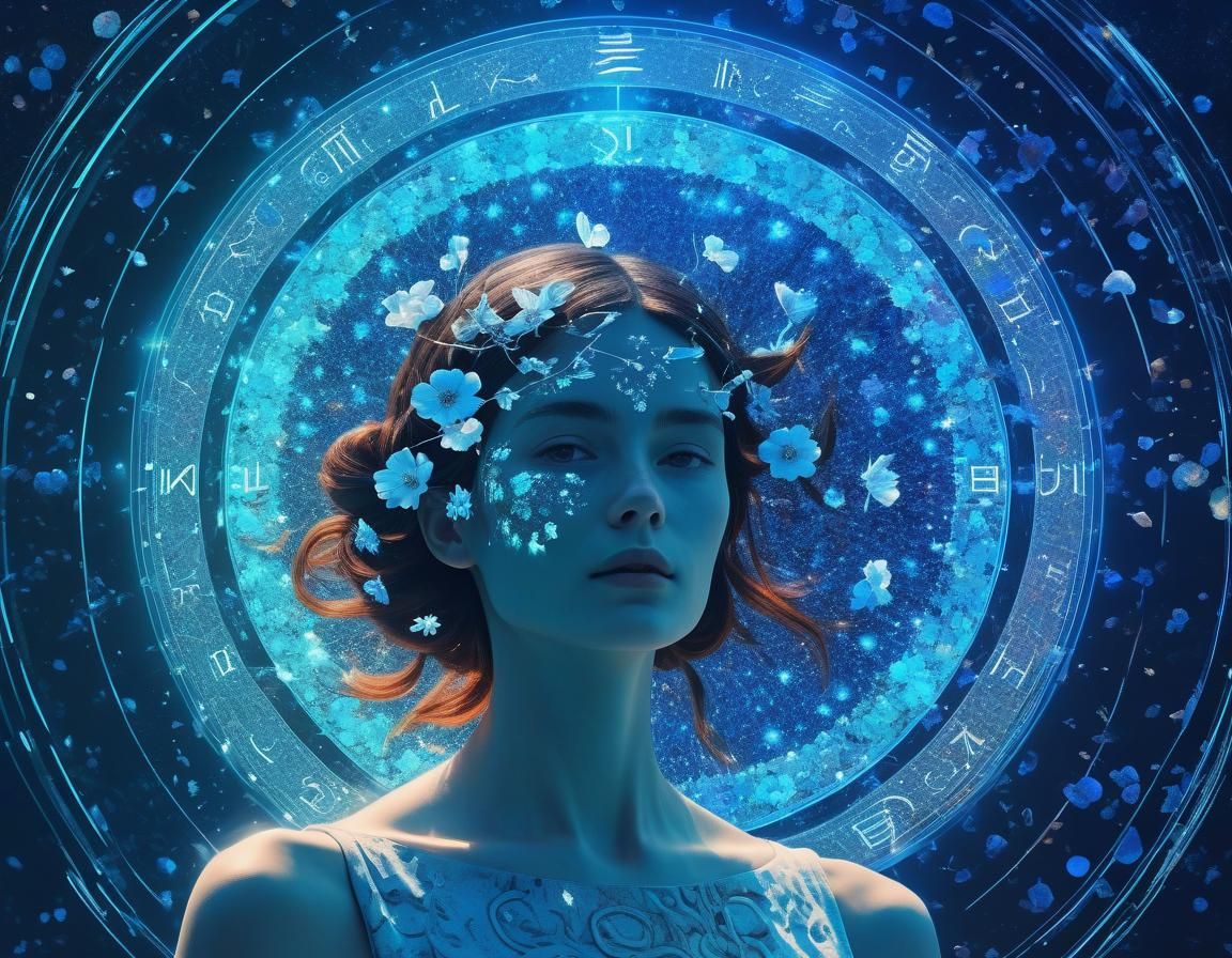 Ethereal Abstract Floral Art in Ultra HD