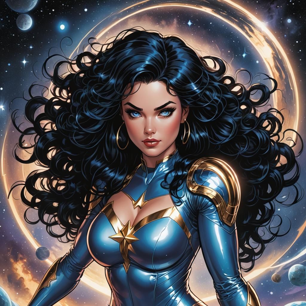 Starlight Girl Soars: A Comic Book Fantasy