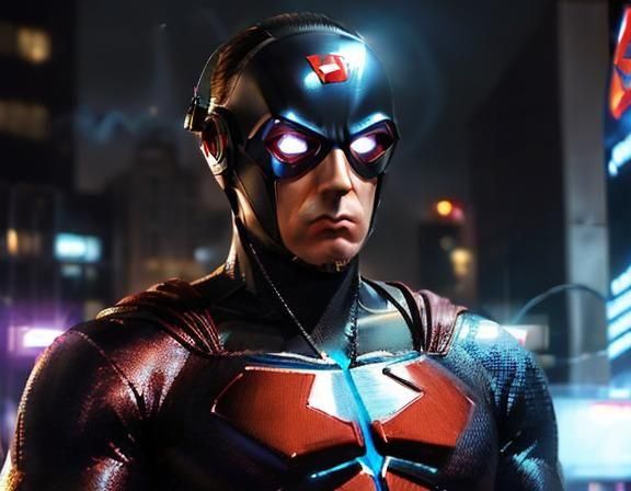 Superhuman Spy in Streamline Moderne Style