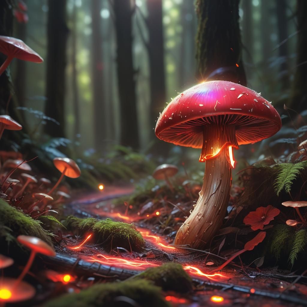 The Flash as Psychedelic Mushroom: Digital Art