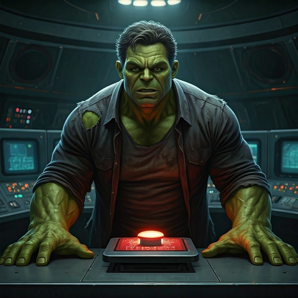 Bruce Banner's Darkest Moment: A Haunting Baroque-Inspired P...