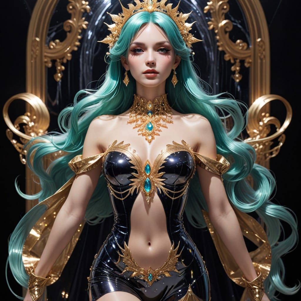 Lustrous Abstract Artwork