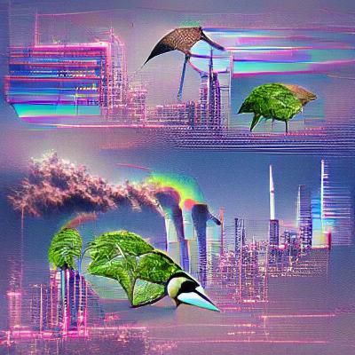 Ecopunk AI Image