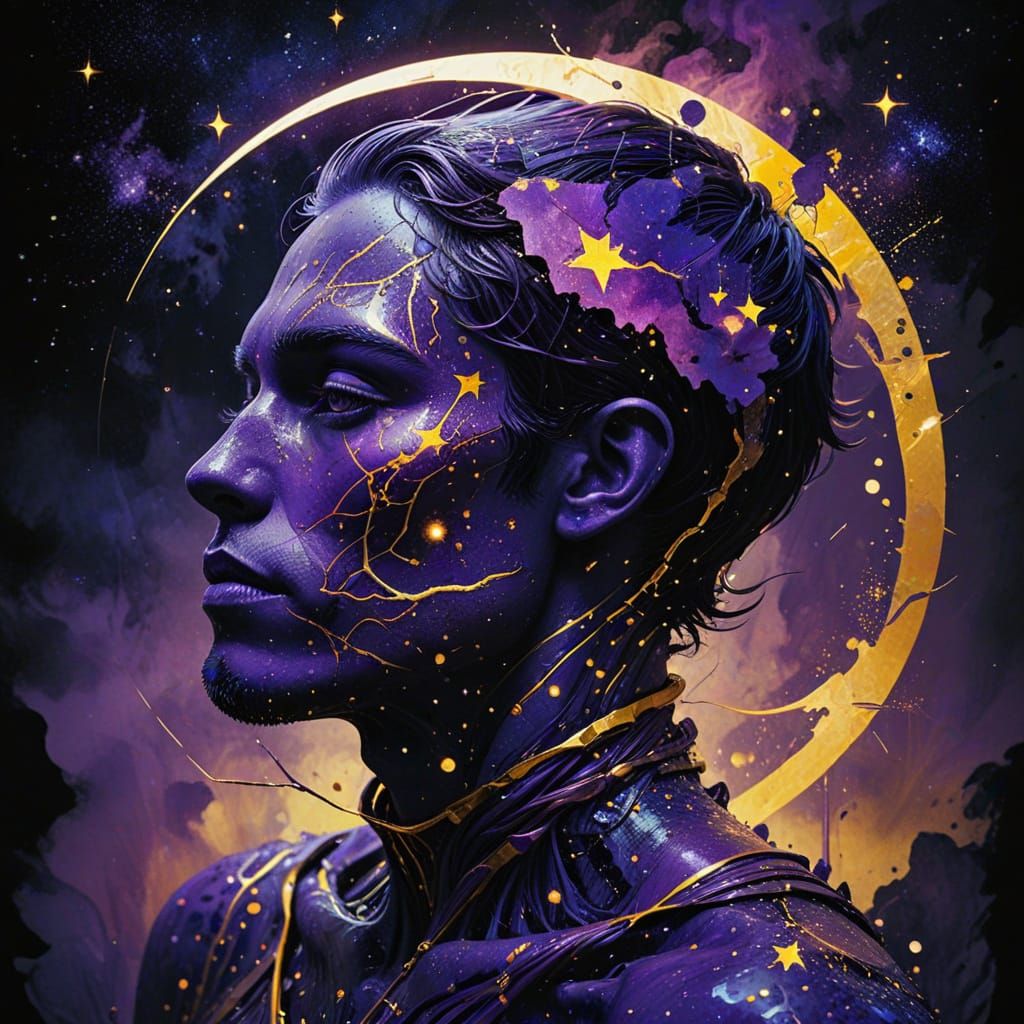 Surreal Hyperdetailed Post-Apocalyptic Watercolor with Kints...