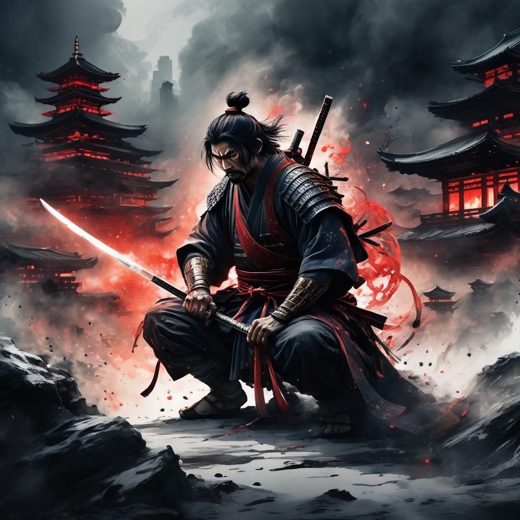 Middle-Eastern samurai