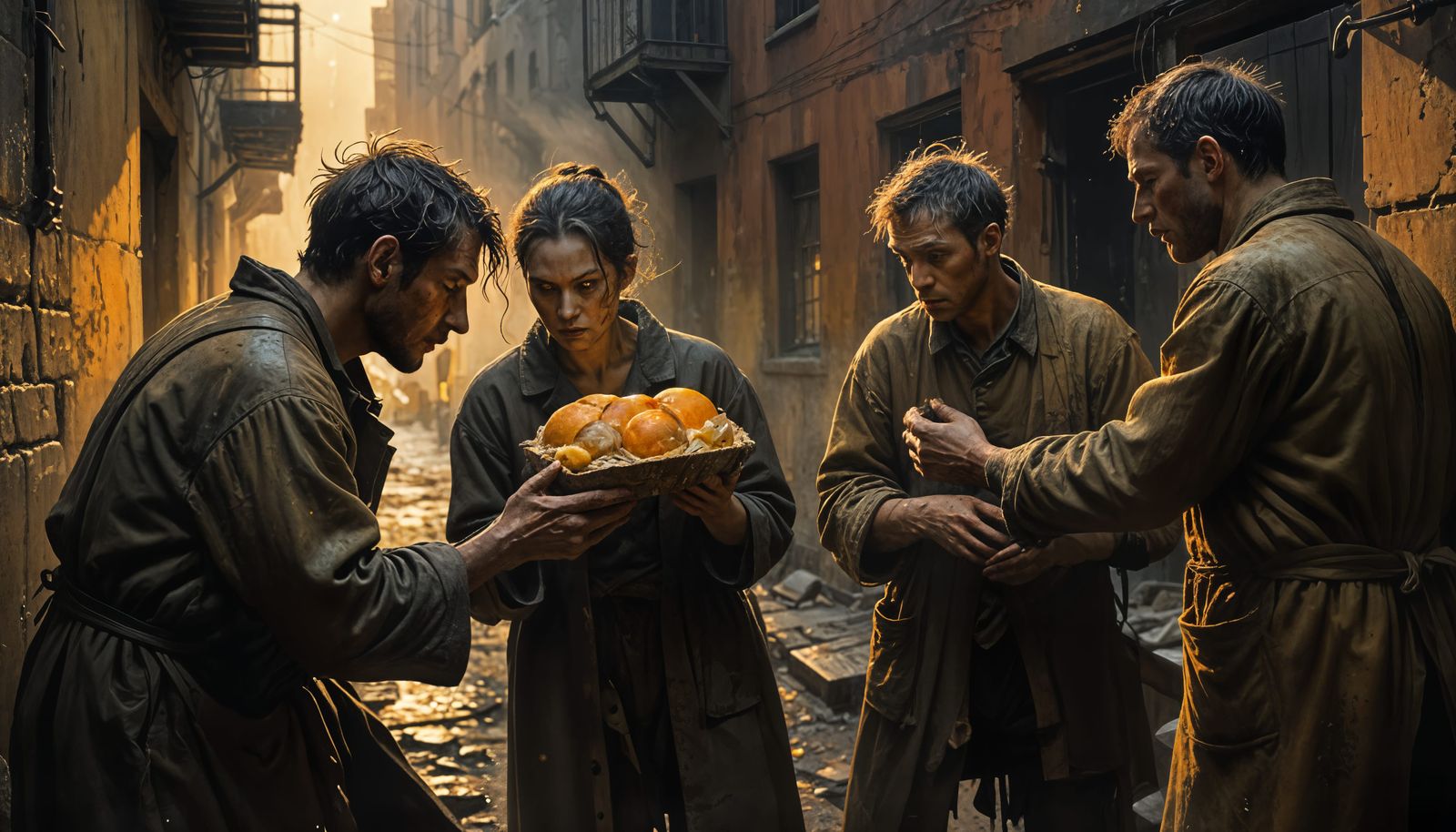 Squalid Summer Brawl in City Alleys