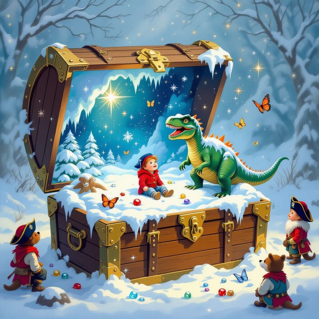 Magical Fairy World Revealed in Pirate Treasure Chest